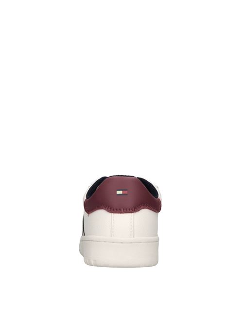 Sneakers in ecopelle TOMMY HILFIGER | T3XP-33645-1269B057BIANCO-ROSSO